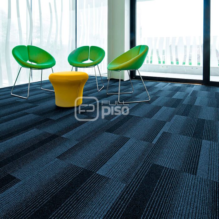 523 Azul - Alfombra Modular First Waves Modulyss - Imagen 2