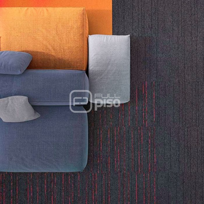 963 Rojo - Alfombra Modular First Straightline Modulyss - Imagen 2