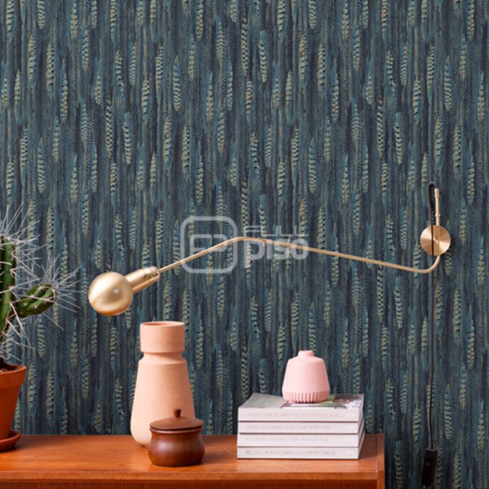 full-piso-papel-tapiz-17962-bn-curious-1 17962 Turquesa, Azul, Dorado, Naturel - Papel Tapiz Curious BN - Imagen 2