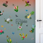 200289 Azul, Multicolor - Papel Tapiz Dimensions BN - Imagen 2