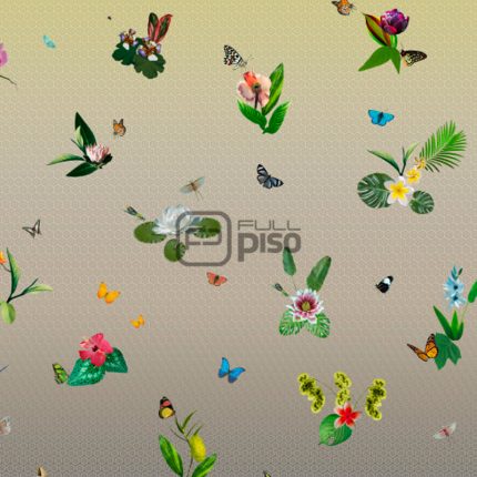 200291 Beige, Multicolor - Papel Tapiz Dimensions BN