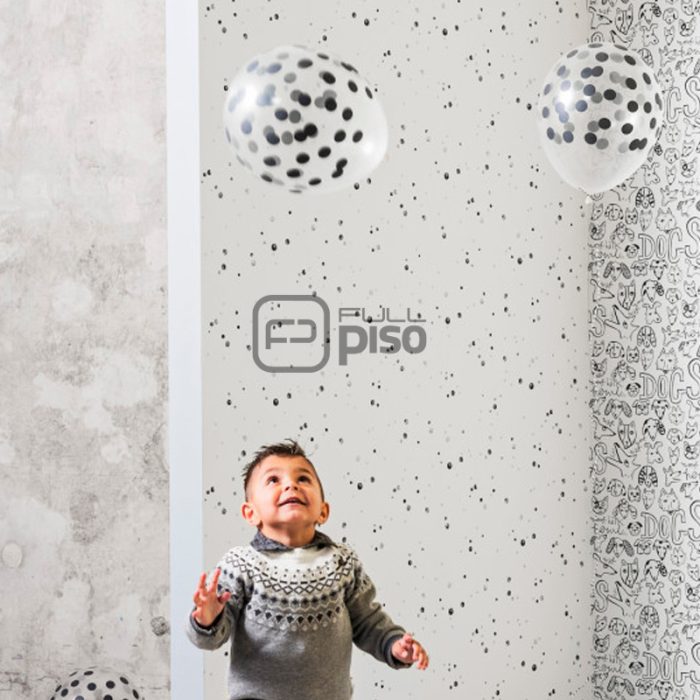 219236 Blanco, Negro - Papel Tapiz Smalltalk BN - Imagen 2