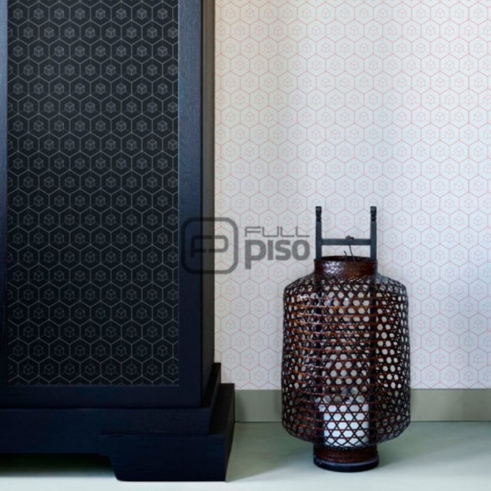 219561 Negro, Plata - Papel Tapiz Dimensions BN - Imagen 2