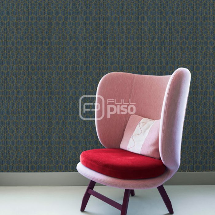 219623 Marrón, Azul - Papel Tapiz Dimensions BN - Imagen 2