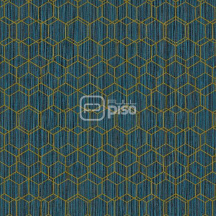 219623 Marrón, Azul - Papel Tapiz Dimensions BN