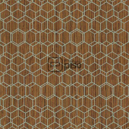 219626 Marrón, Verde - Papel Tapiz Dimensions BN