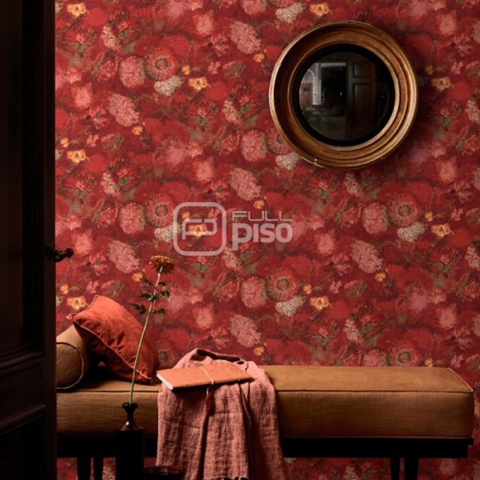 220000 Rojo, Multicolor - Papel Tapiz Van Gogh BN - Imagen 2