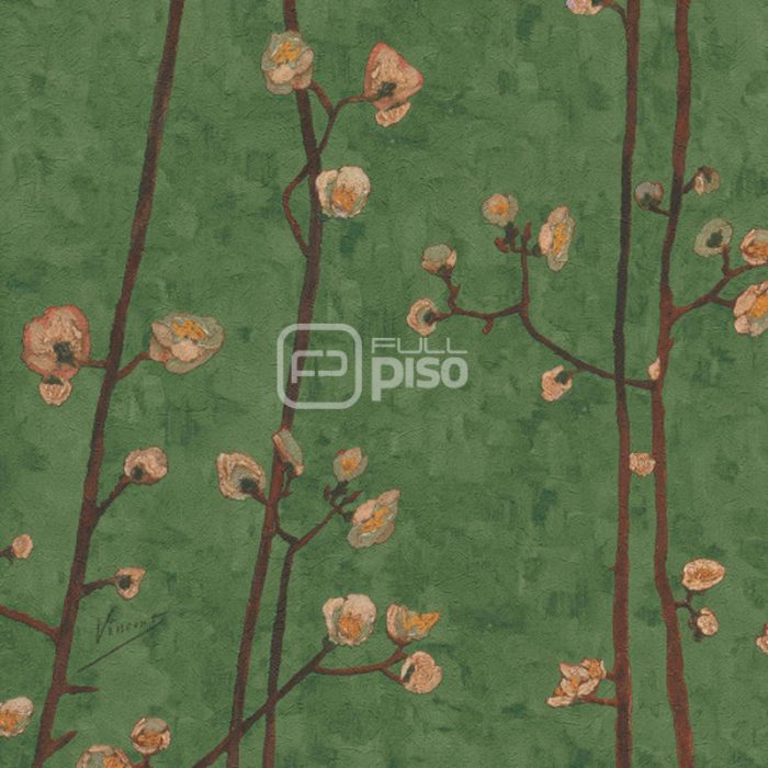 full-piso-papel-tapiz-220024-van-gogh-bn-2-jpg 220024 Verde, Marrón, Naranja - Papel Tapiz Van Gogh BN - Imagen 1