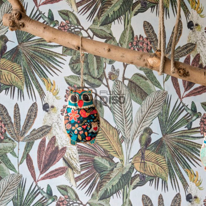 220122 Turquesa, Multicolor - Papel Tapiz Panthera BN - Imagen 2