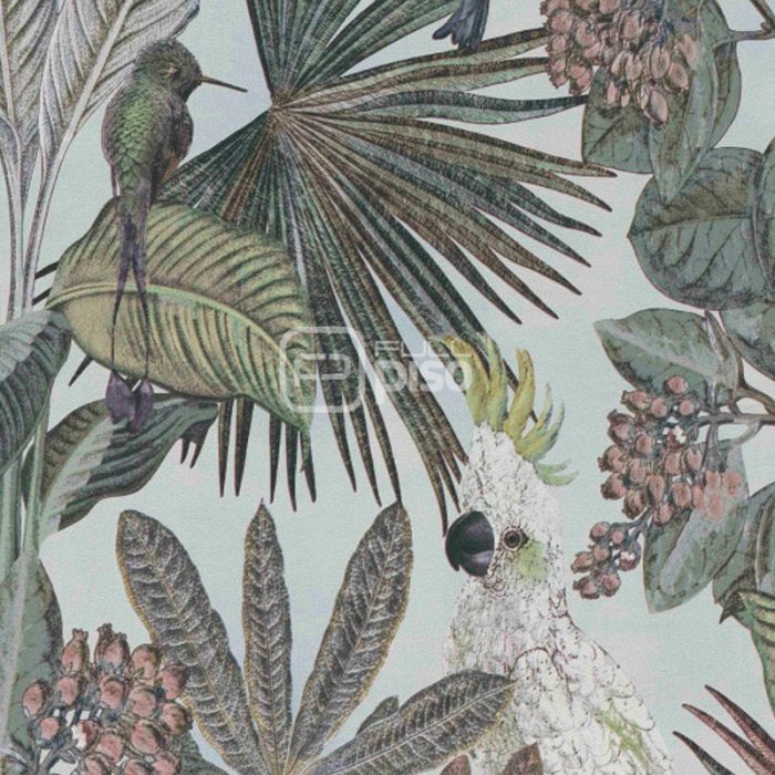 full-piso-papel-tapiz-220122-panthera-bn-2-jpg 220122 Turquesa, Multicolor - Papel Tapiz Panthera BN - Imagen 1