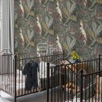 220123 Negro, Antracita, Multicolor - Papel Tapiz Panthera BN - Imagen 2