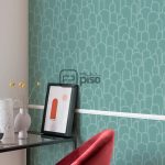 220204 Verde, Azul - Papel Tapiz Milano BN - Imagen 2