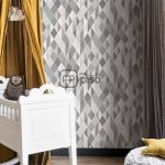 220210 Beige, Gris, Multicolor - Papel Tapiz Milano BN - Imagen 2