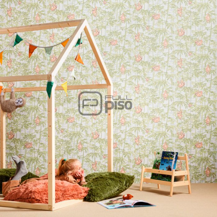 full-piso-papel-tapiz-220711-doodledo-bn-1-jpg 220711 Verde, Marron, Gris - Papel Tapiz Doodleedo BN - Imagen 2