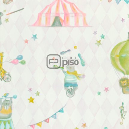 220740 Rosa, Multicolor - Papel Tapiz Doodleedo BN