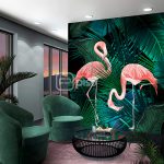 46703 Rosado, Verde - Papel Tapiz Mural Smart Art Marburg - Imagen 2