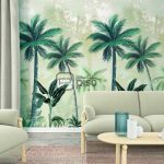 47203 Beige, Verde - Papel Tapiz Mural Smart Art Marburg - Imagen 2