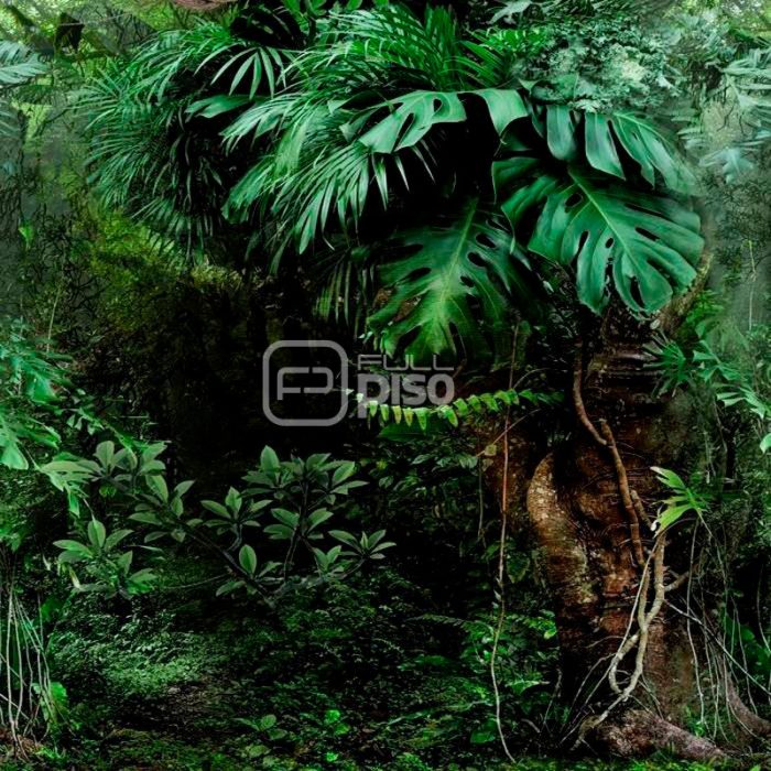 47208 Marrón, Verde - Papel Tapiz Mural Smart Art Marburg - Imagen 1