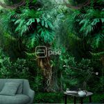 47208 Marrón, Verde - Papel Tapiz Mural Smart Art Marburg - Imagen 2